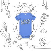 Baby short sleeve LenoDubo Logo one piece