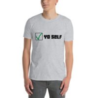 Men's Check Yo Self Soft Style T-Shirt - Image 2