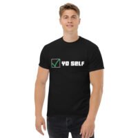 Men's Check Yo Self classic tee - Image 2