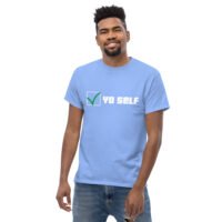 Men's Check Yo Self classic tee - Image 15