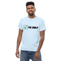 Men's Check Yo Self classic tee - Image 15