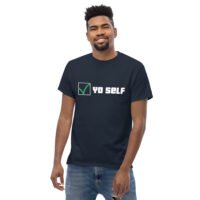 Men's Check Yo Self classic tee - Image 5