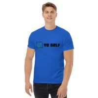 Men's Check Yo Self classic tee - Image 4