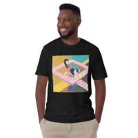 Men's LenoDubo A Cats Journey Soft Style T-Shirt - Image 3