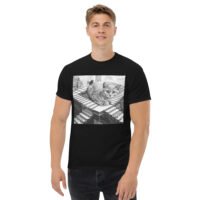 Men's LenoDubo A Cats Journey classic tee - Image 2